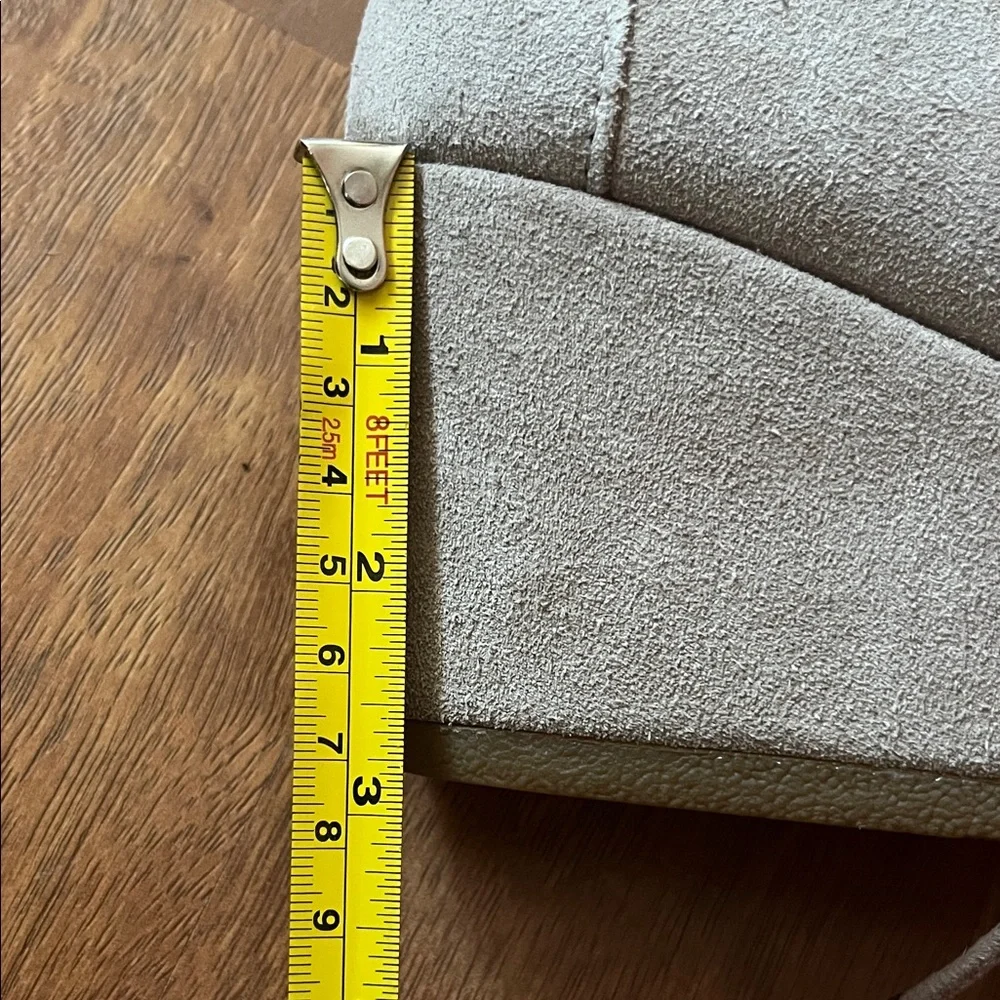 Like new Toms Light Gray Suede Wedge Ankle Boots - Picture 13 of 13